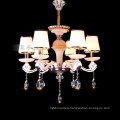 European Style Crystal Chandelier creative living room chandelier/ zinc alloy American bedroom pendant